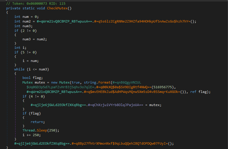 Mutex existence check